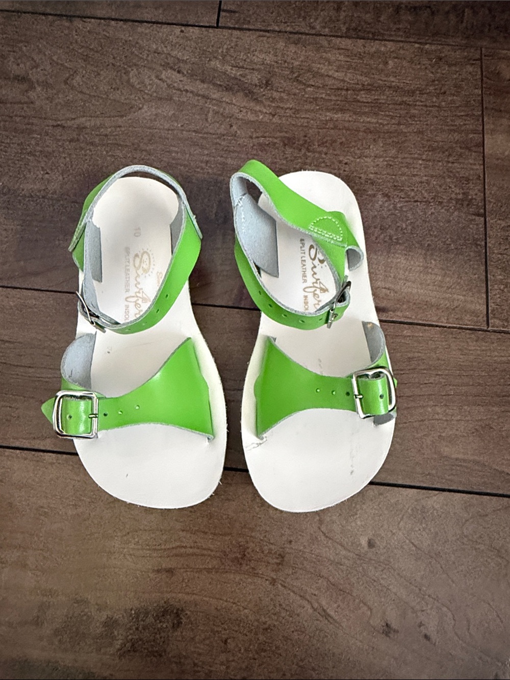 Kids Green saltwater Buckle Sandals - Stylish Comfort